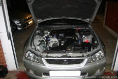 Supercharger install (29th Jan 06)