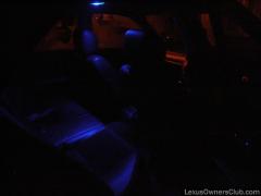Blue LED interior light