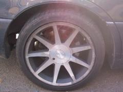 Badly corroded wheels before