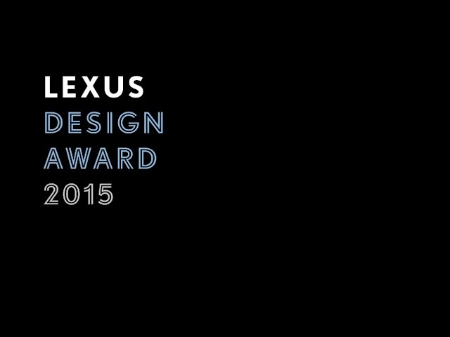 More information about "Video: Lexus Design Award 2015"