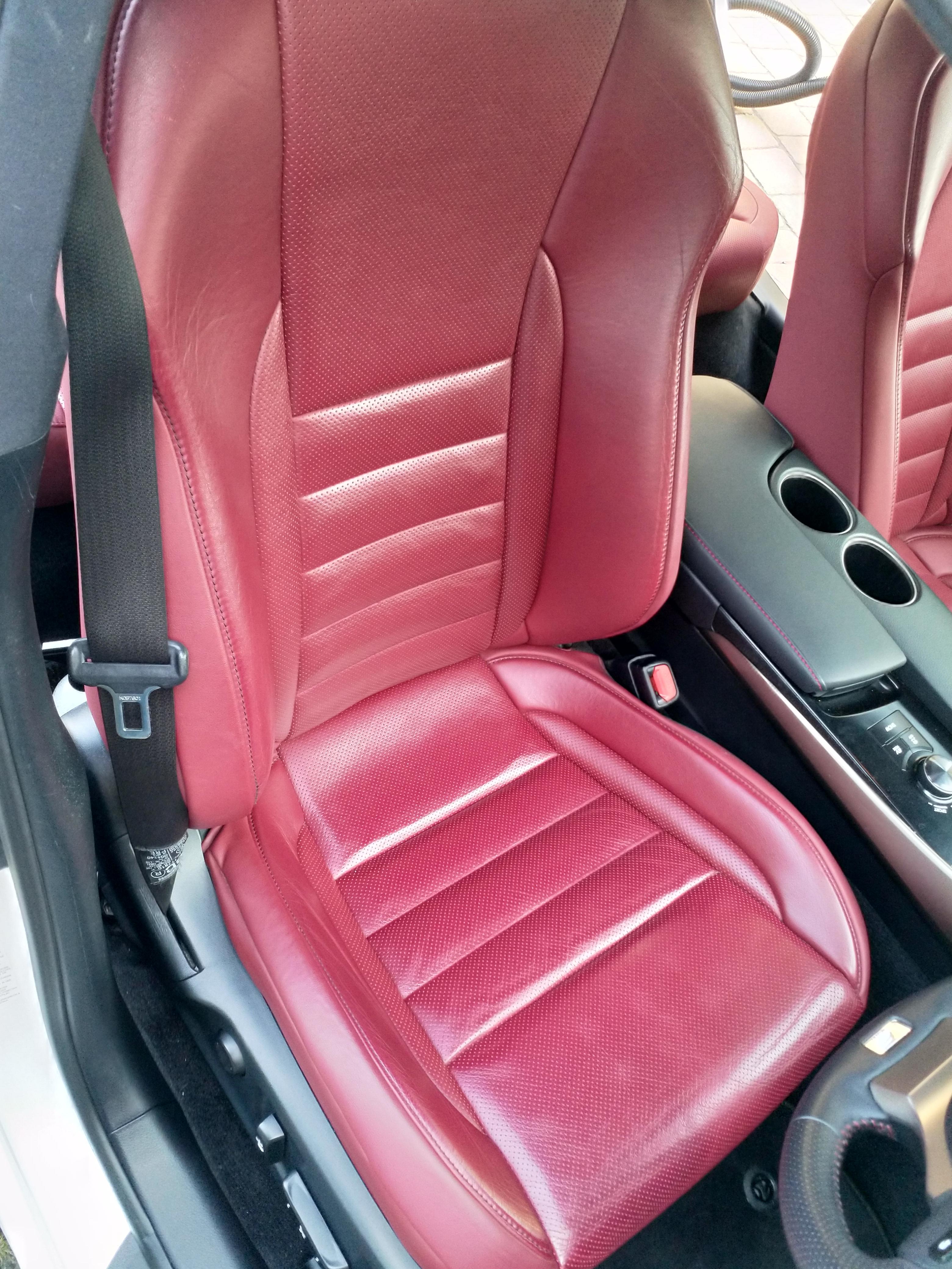 Leather Seat Clean Is300h F Sport Lexus Car Care Detailing Owners Club - How To Clean Lexus Leather Car Seats