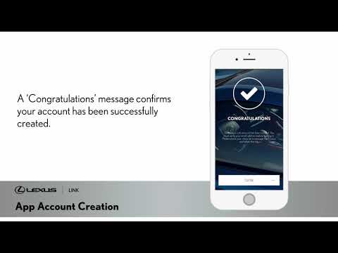 Video: Lexus Link | How to create an account using the ...