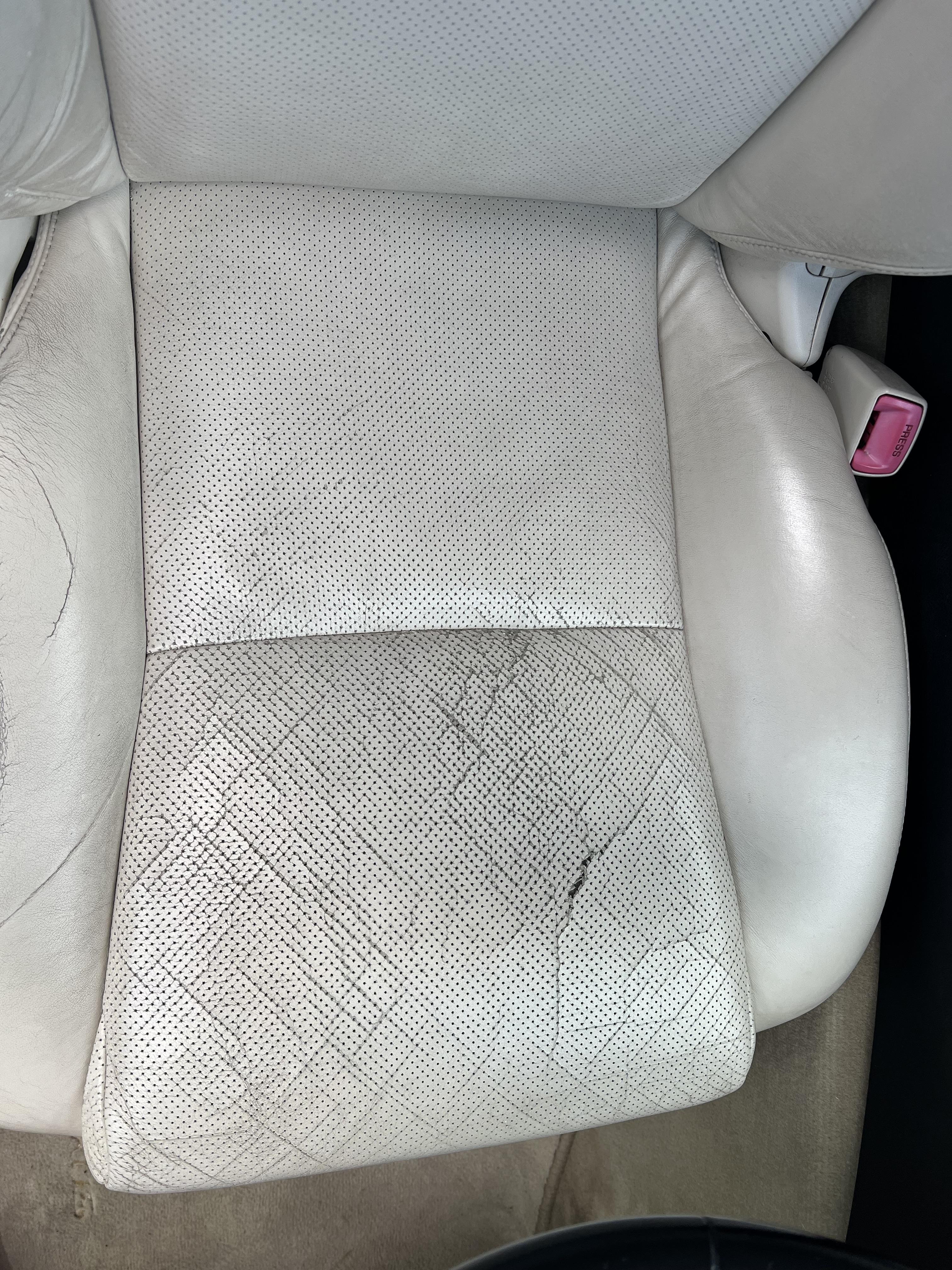 Perforated leather seat cover repair - ClubLexus - Lexus Forum